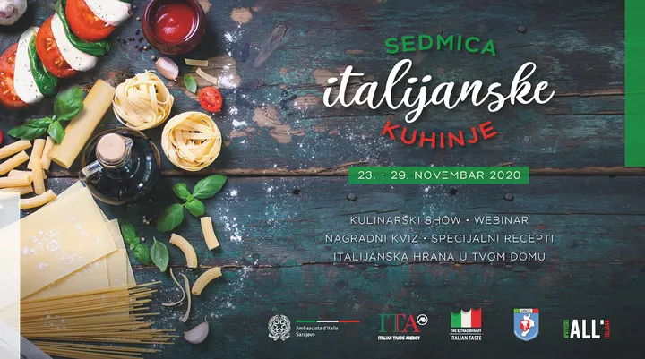 Pasta, tomatoes and basil on a dark wooden table: Sedmica italijanske kuhinje, 23–29 November 2020